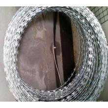 Hot-Inpped Galvanized Concertina Razor Wire Q195 10kgs / Roll